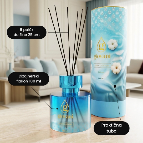 Vonj za dom palčke FRESH COTTON