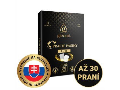 Pracie pásiky Giovani PURE - 30 praní