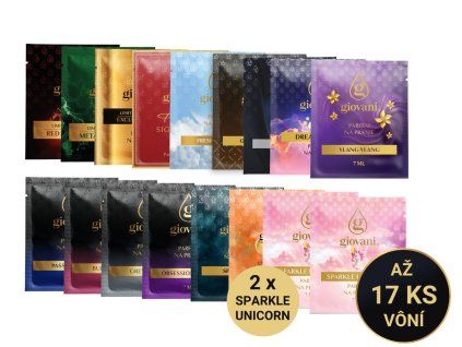 Giovani vzorky parfumov na pranie 17 vôni