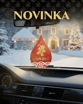 🎄💕 Špeciálna NOVINKA je tu! Voňavá visačka od Giovani®, ktorá premení každú jazdu na malý sviatok! 🎅✨ S motívom perníčka a...
